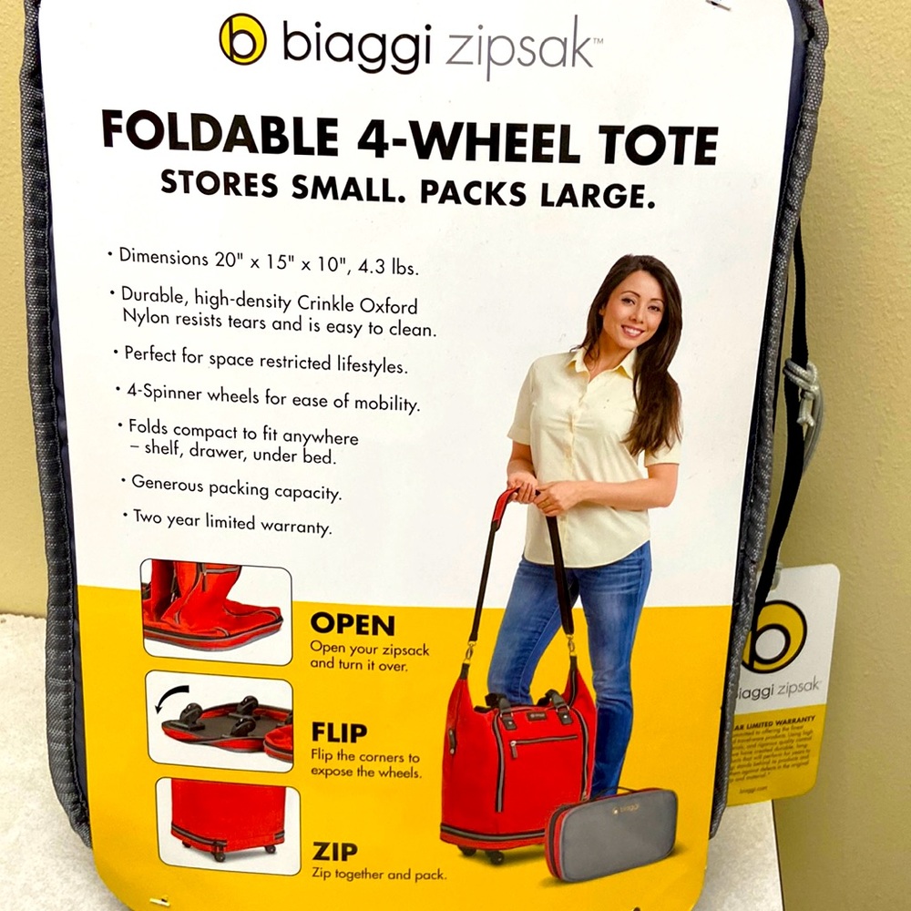 Biaggi Zipsak foldable